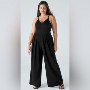 Halara Breezul Wide Leg Quick Dry Jumpsuit Black Size XL